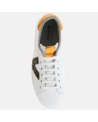 Sneakers en Cuir WW blanc/doré